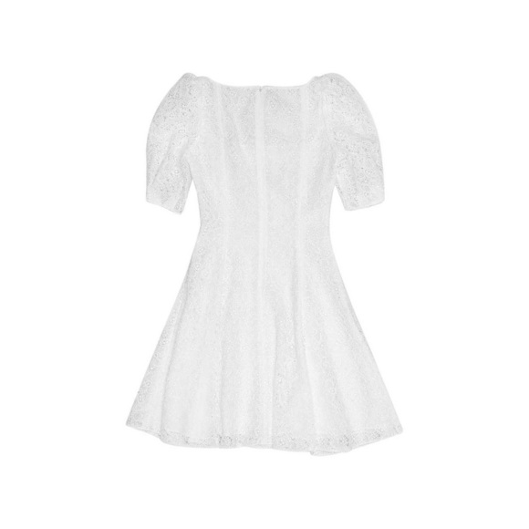 NWT Brock Collection White Temple Lace Mini Dress Made in Italy 2​​​​​ - Picture 8 of 11